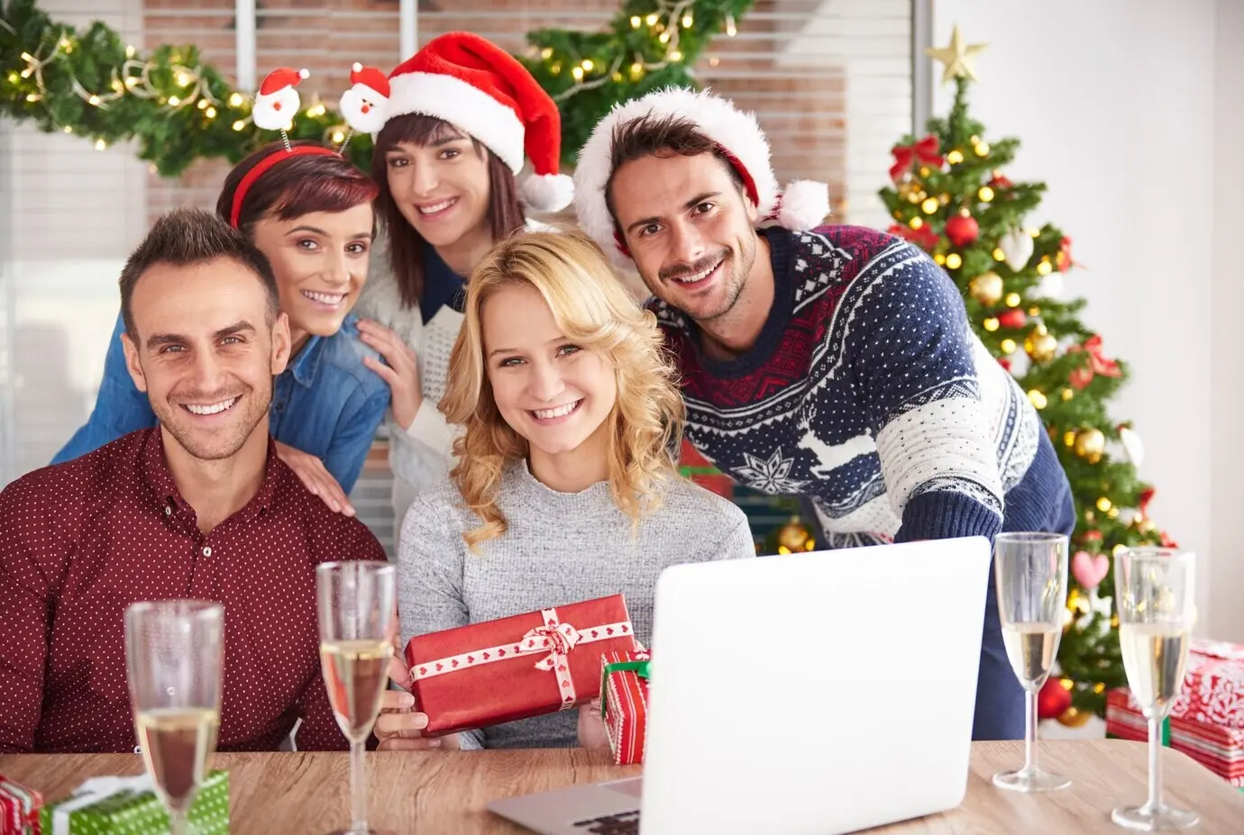 Meanwhile, it’s celebration time at work.